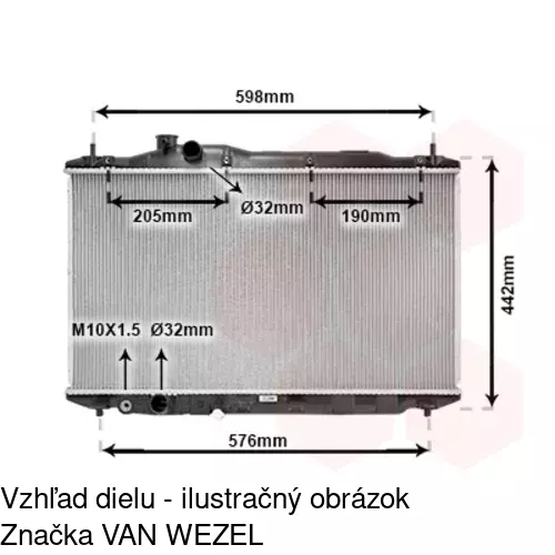 Chladiče vody 382908-4 /POLCAR/ - obr. 1
