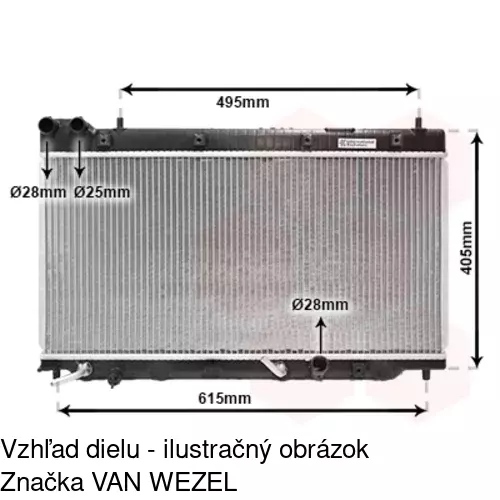 Chladiče vody 3835083K /POLCAR/ - obr. 1