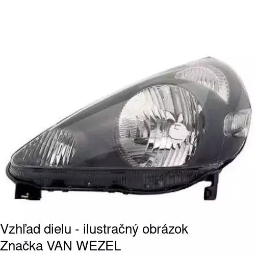 Hlavný reflektor 3835091E /POLCAR/ - obr. 1