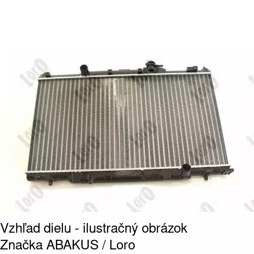 Chladiče vody 3876081K /POLCAR/ - obr. 1