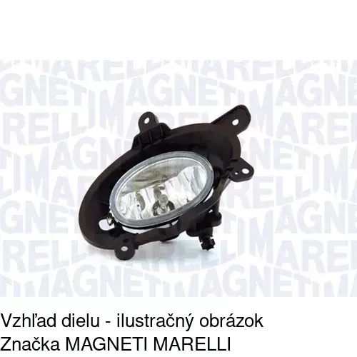 Hmlové svetlo - predné 38X130-U /POLCAR/ - obr. 1