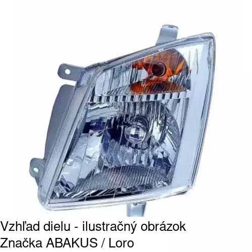 Hlavný reflektor POLCAR 3940102E