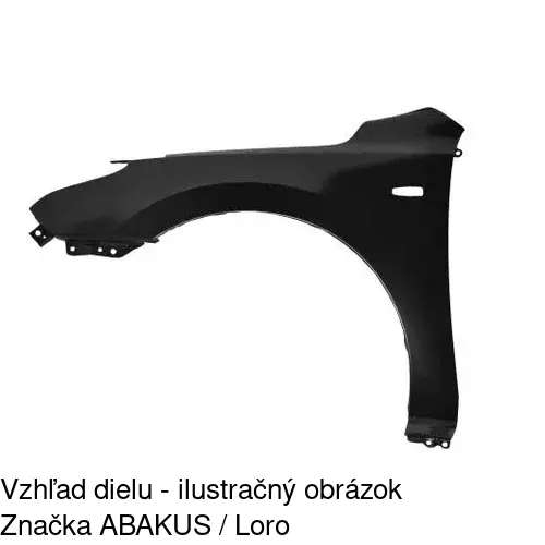 Predný blatník 401501 /POLCAR/ - obr. 1