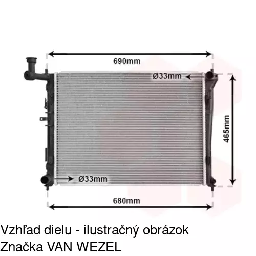 Chladiče vody 4015085X /POLCAR/ - obr. 3