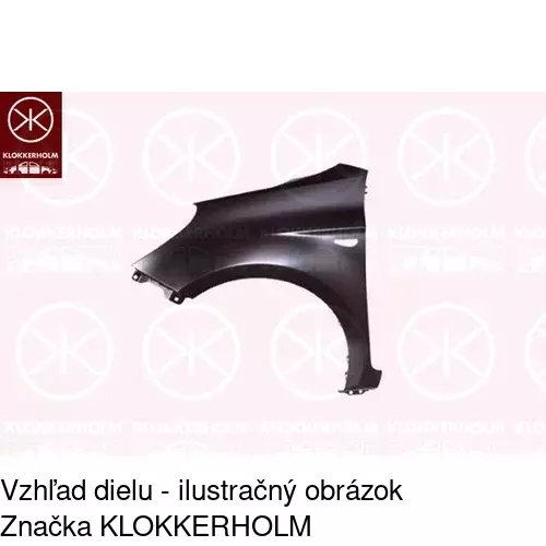 Predný blatník POLCAR 401702