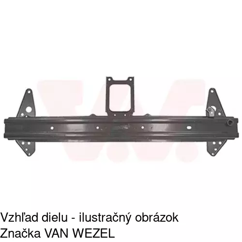 Výstuha nárazníka 40170713 /POLCAR/ - obr. 1
