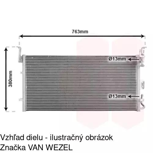 Chladiče klimatizácie 4024K8C1S /POLCAR/ - obr. 1