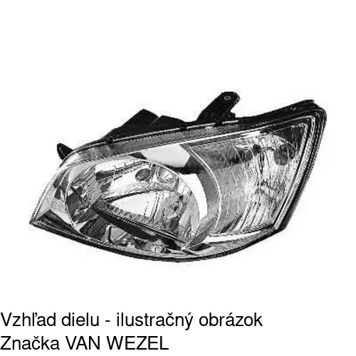 Hlavný reflektor 4042091E /POLCAR/ - obr. 4