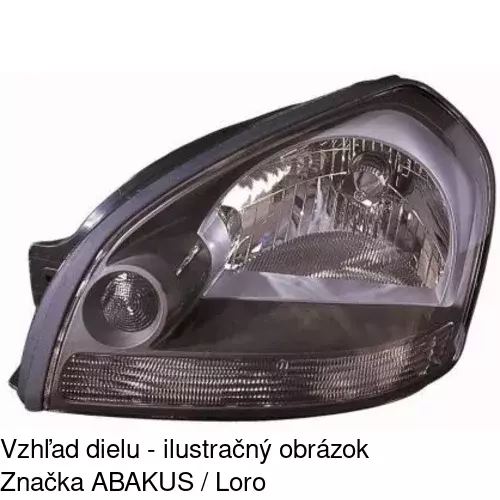 Hlavný reflektor 4047090E /POLCAR/ - obr. 1