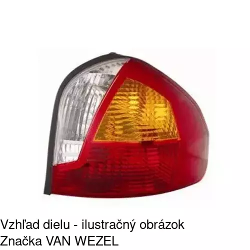 Zadné svetlo POLCAR 405088-E