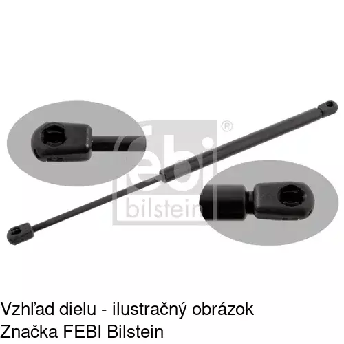 Plynová pružina 4057AS /POLCAR/ - obr. 1