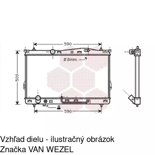 Chladiče vody 4075082X /POLCAR/ - obr. 1
