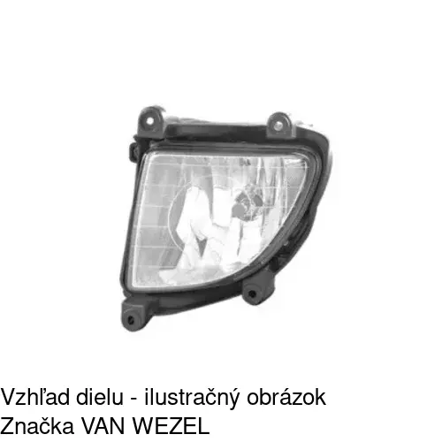 Hmlové svetlo - predné 4103291E /POLCAR/ - obr. 2