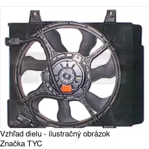 Ventilátory chladičov POLCAR 410623W2X