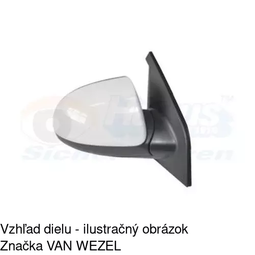 Vonkajšie zrkadlo 4107522E /POLCAR/ - obr. 1