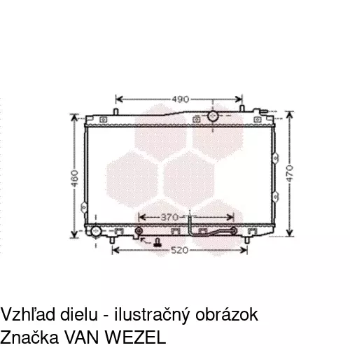 Chladiče vody 4113084X /POLCAR/ - obr. 1