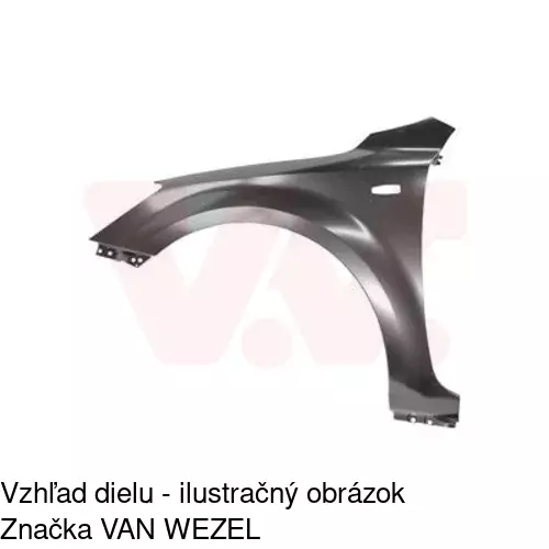 Predný blatník 411401 /POLCAR/ - obr. 1