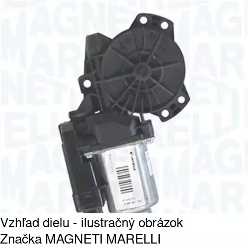Mechanizmus sťahovania okna elektrický bez motora 4114PSG2E /POLCAR/ - obr. 2