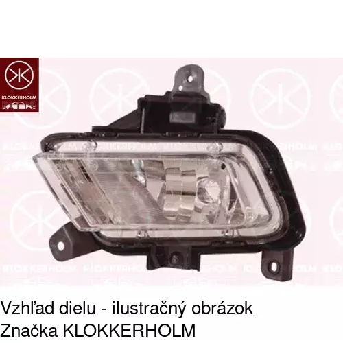 Hmlové svetlo - predné 4118300E /POLCAR/ - obr. 1