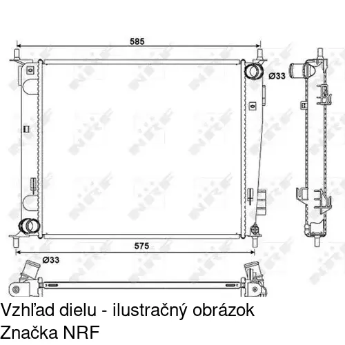 Chladiče vody POLCAR 4165082K