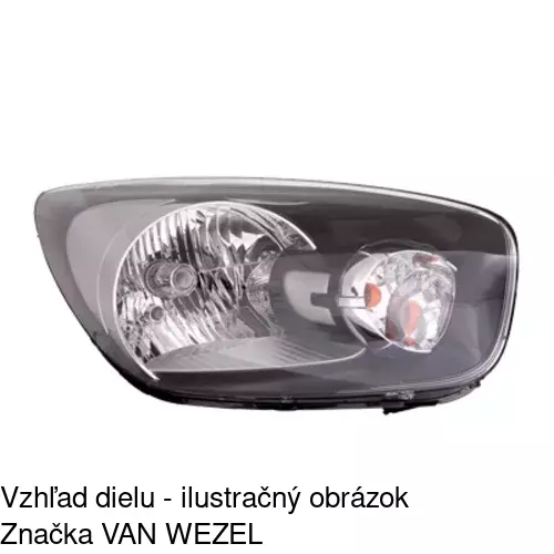 Hlavný reflektor 41A1100E /POLCAR/ - obr. 3