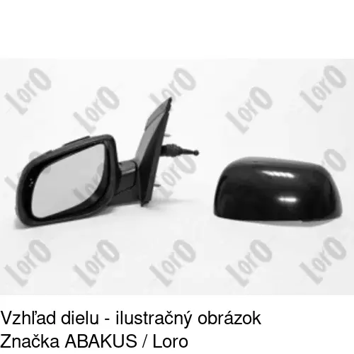 Vonkajšie zrkadlo POLCAR 41A1522M