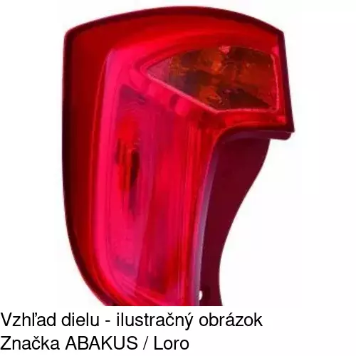 Zadné svetlo 41A188-E /POLCAR/ - obr. 1