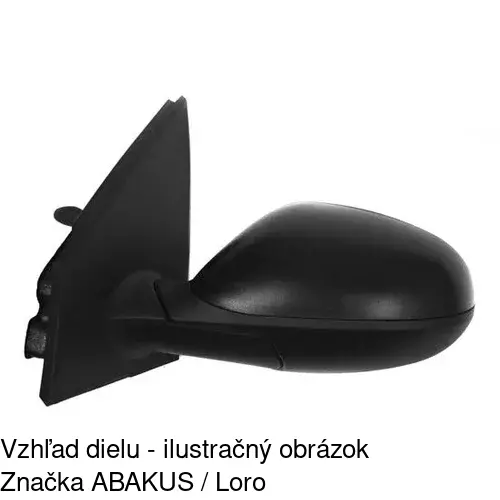 Vonkajšie zrkadlo 4217515M /POLCAR/ - obr. 2