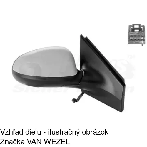 Vonkajšie zrkadlo 42A1515M /POLCAR/ - obr. 2