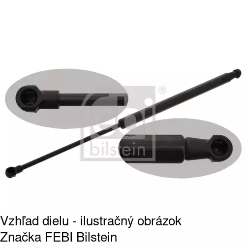 Plynová pružina 4324AB /POLCAR/ - obr. 2