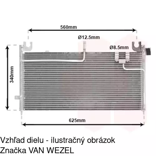 Chladiče klimatizácie POLCAR 4507K8C3
