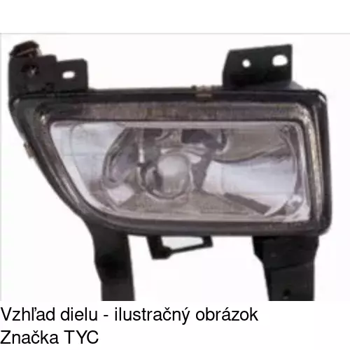 Hmlové svetlo - predné POLCAR 4509300E