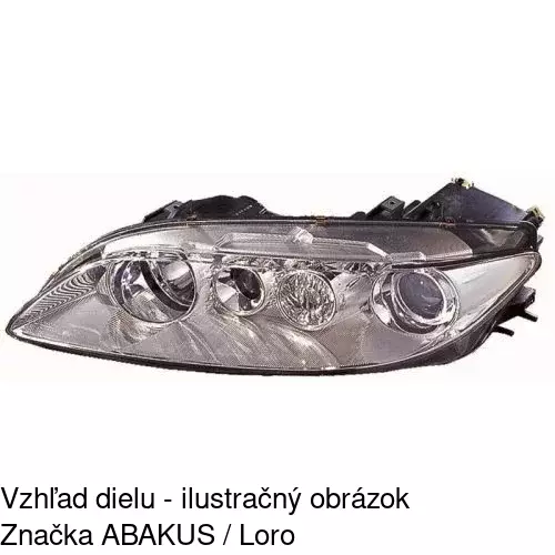 Hlavný reflektor 4519093E /POLCAR/ - obr. 3