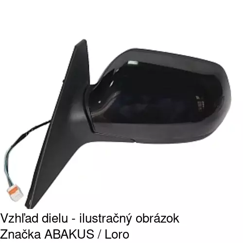 Vonkajšie zrkadlo POLCAR 4519512M