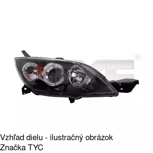 Hlavný reflektor POLCAR 454110-E