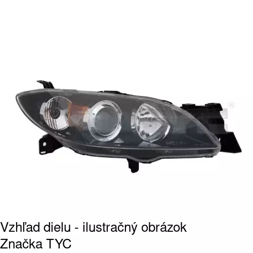 Hlavný reflektor 4541102E /POLCAR/ - obr. 1