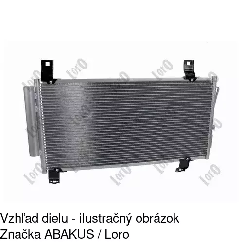 Chladiče klimatizácie 4560K8C2 /POLCAR/ - obr. 1