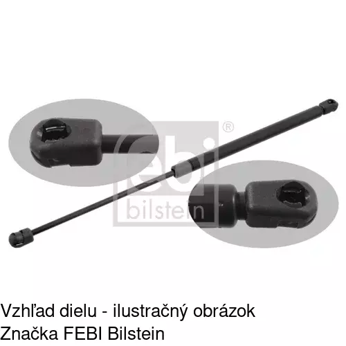 Plynová pružina 5001AB /POLCAR/ - obr. 2