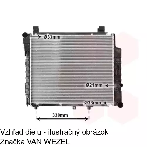 Chladiče vody 500208-0 /POLCAR/ - obr. 2
