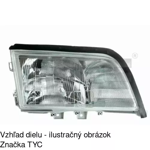 Hlavný reflektor 5002090E /POLCAR/ - obr. 2