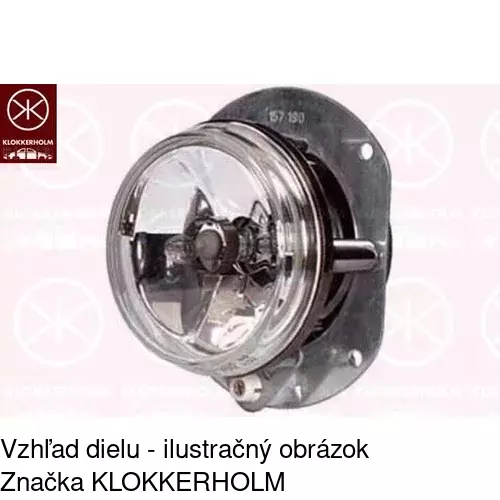 Hmlové svetlo - predné POLCAR 5003297E