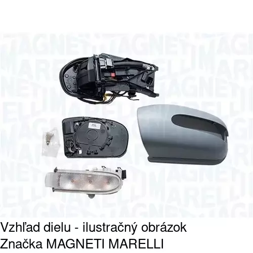 Rám vonkajšieho zrkadla 500354PX /POLCAR/ - obr. 4