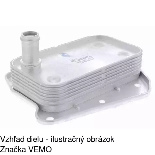 Chladiče oleja 5003L81X /POLCAR/ - obr. 2