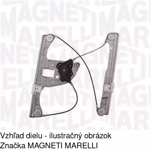 Mechanizmus sťahovania okna elektrický bez motora 5003PSG1 /POLCAR/ - obr. 1