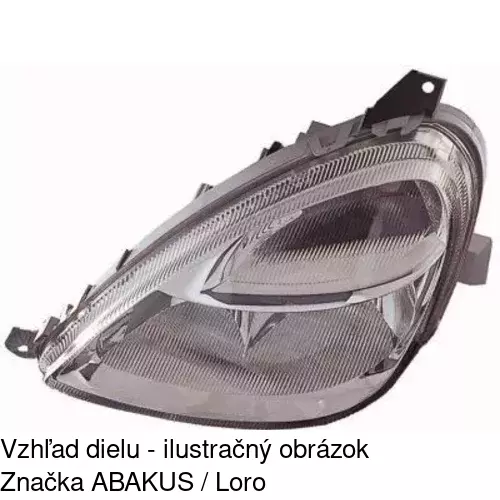 Hlavný reflektor 5005092E /POLCAR/ - obr. 3