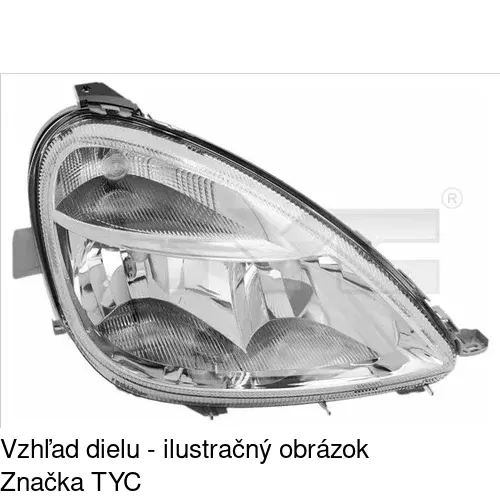 Hlavný reflektor POLCAR 5005102E