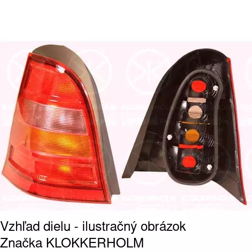 Zadné svetlo POLCAR 5005875E