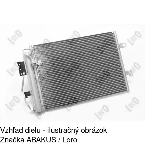 Chladiče klimatizácie 5005K8C1 /POLCAR/ - obr. 3