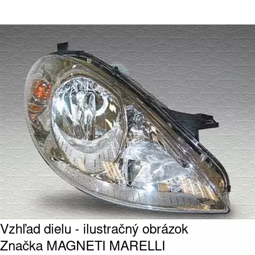 Hlavný reflektor 500610-E /POLCAR/ - obr. 2
