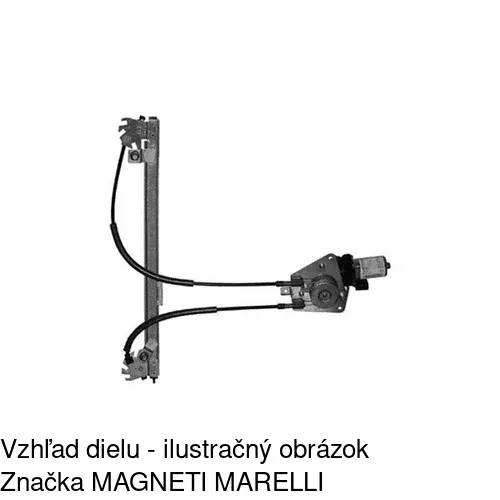 Elektrický mechanizmus okna dverí POLCAR 5008PSE4